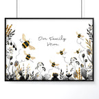 Personalized gifts family wall art print