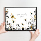 Personalized gifts family wall art print