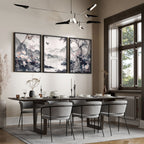 Picture Walls Living Room | Set of 3 Chinoiserie Wall art Prints