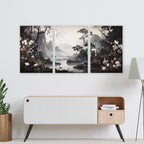 Pictures For Living Room Wall | Set of 3 Chinoiserie Wall art Prints