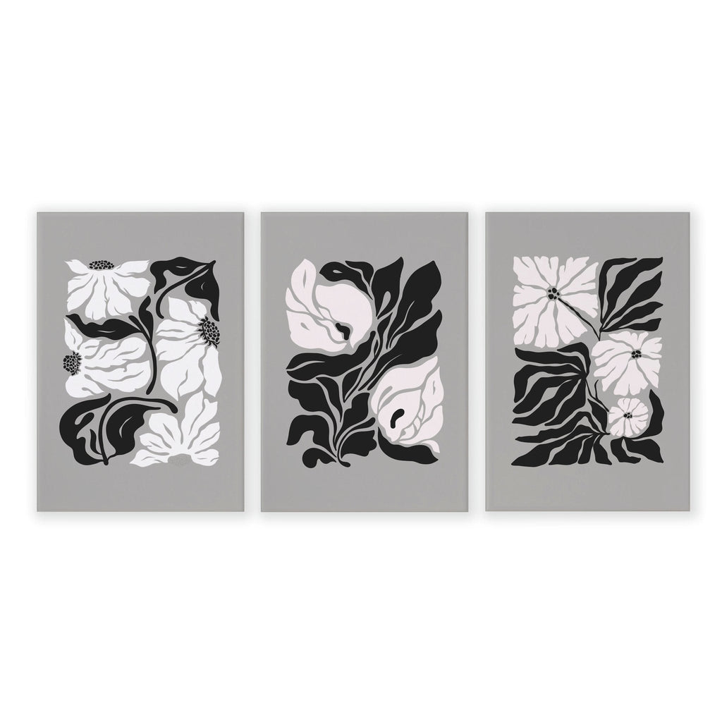 Posters For Bathrooms | Set of 3 Botanical Wall art Prints