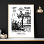 Posters for living room | set of 3 Paris wall art prints