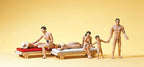 Nudist Couple/Family Figures 10439