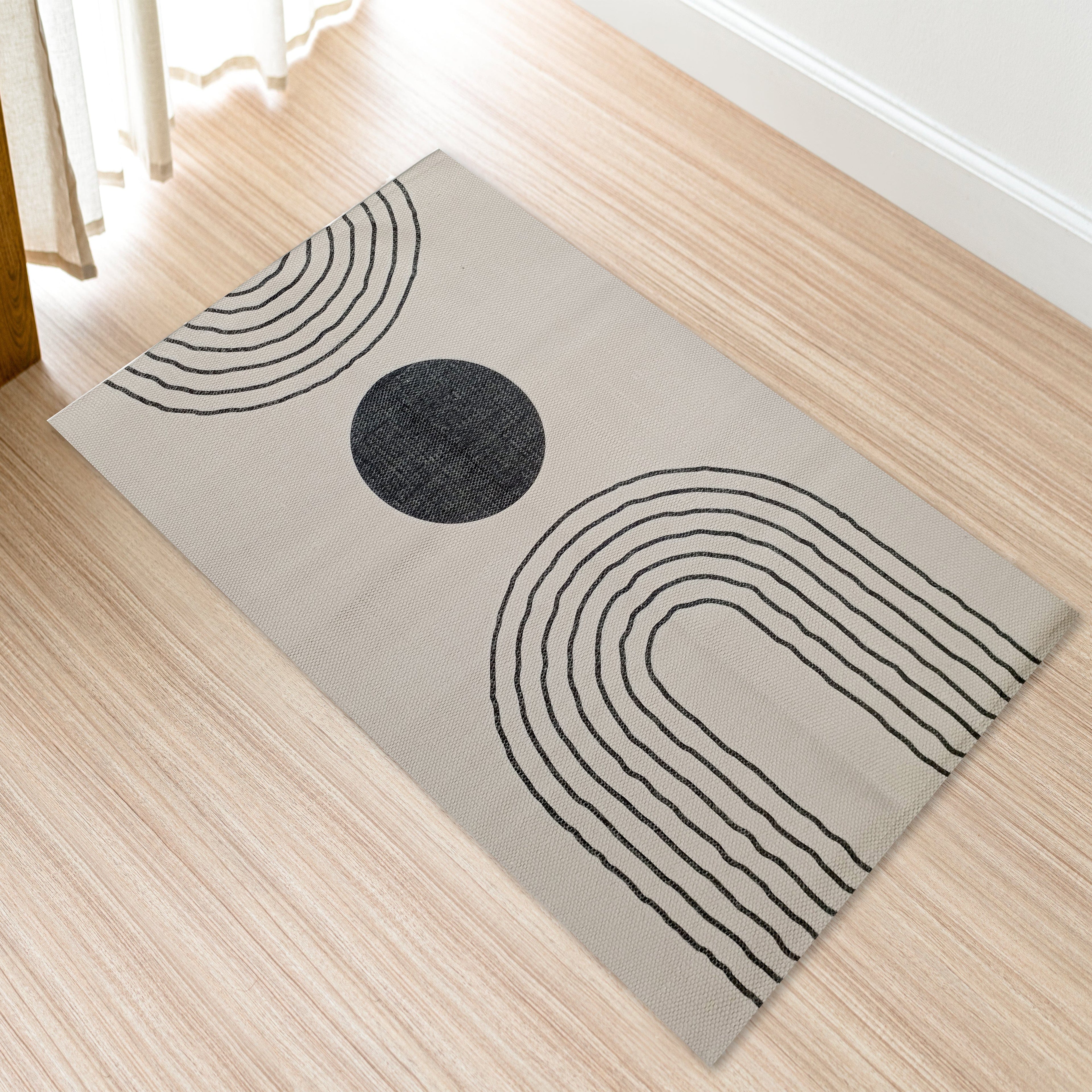 OLIVIA ROCCO Printed Rug Tuscany Design Non Slip Soft Durable Floor Rug For Living Room Bedroom Office Sustainably Made Premium