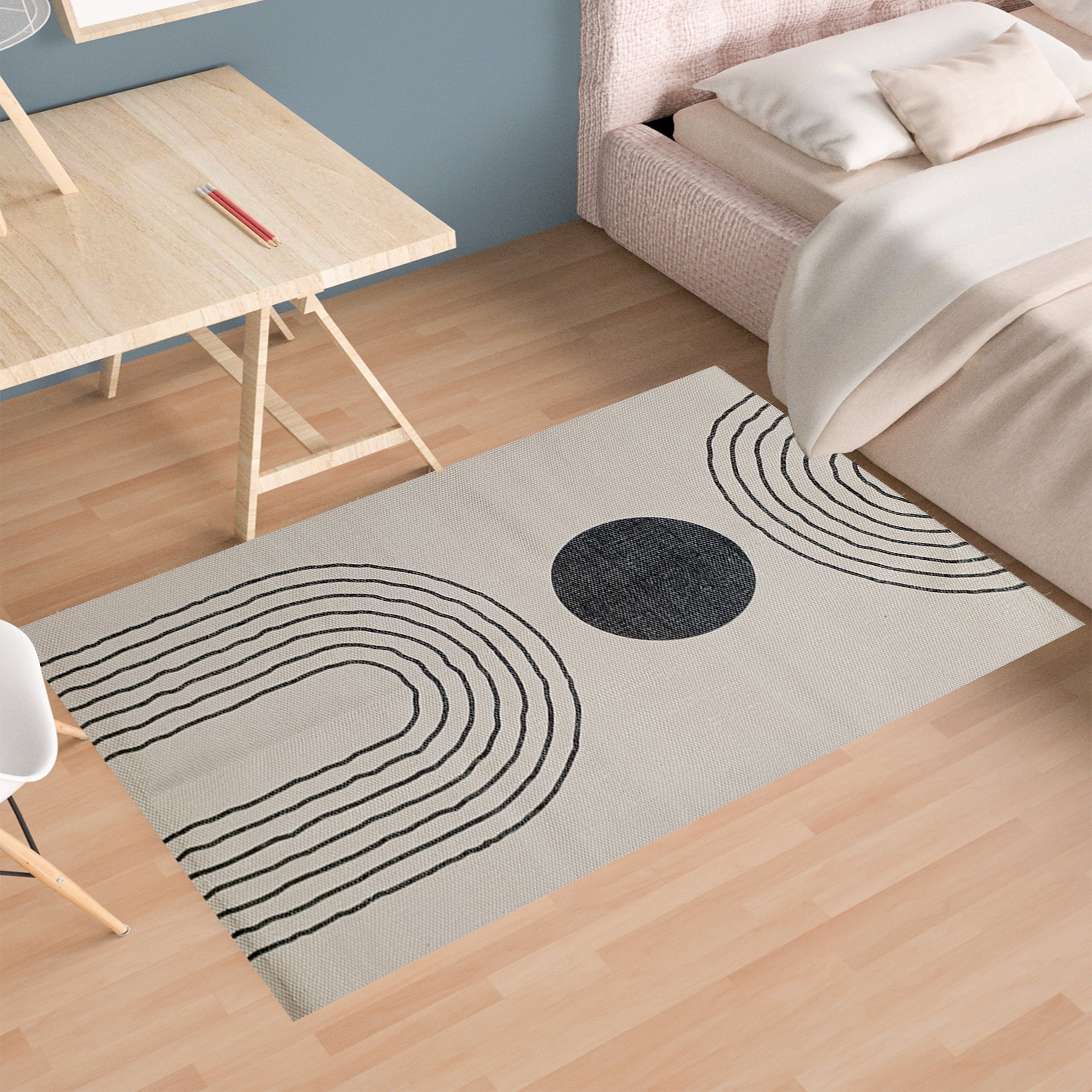 OLIVIA ROCCO Printed Rug Tuscany Design Non Slip Soft Durable Floor Rug For Living Room Bedroom Office Sustainably Made Premium
