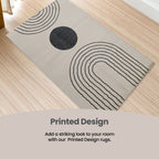 OLIVIA ROCCO Printed Rug Tuscany Design Non Slip Soft Durable Floor Rug For Living Room Bedroom Office Sustainably Made Premium