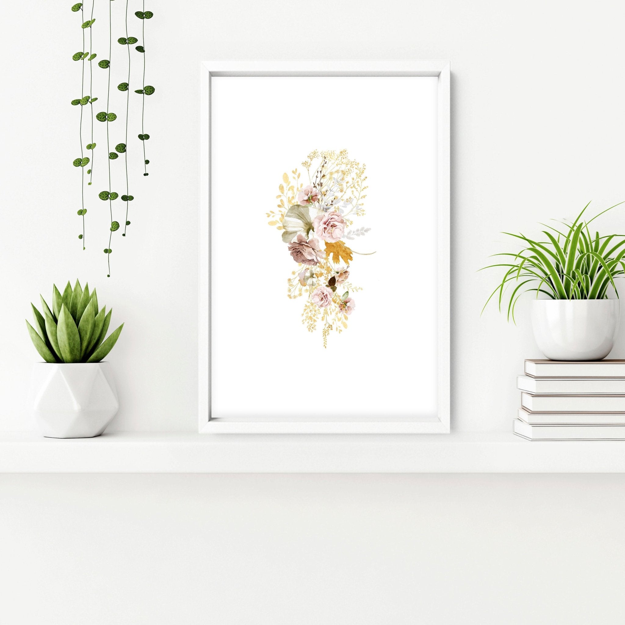 Prints for bathroom wall  | set of 3 Shabby Chic wall art