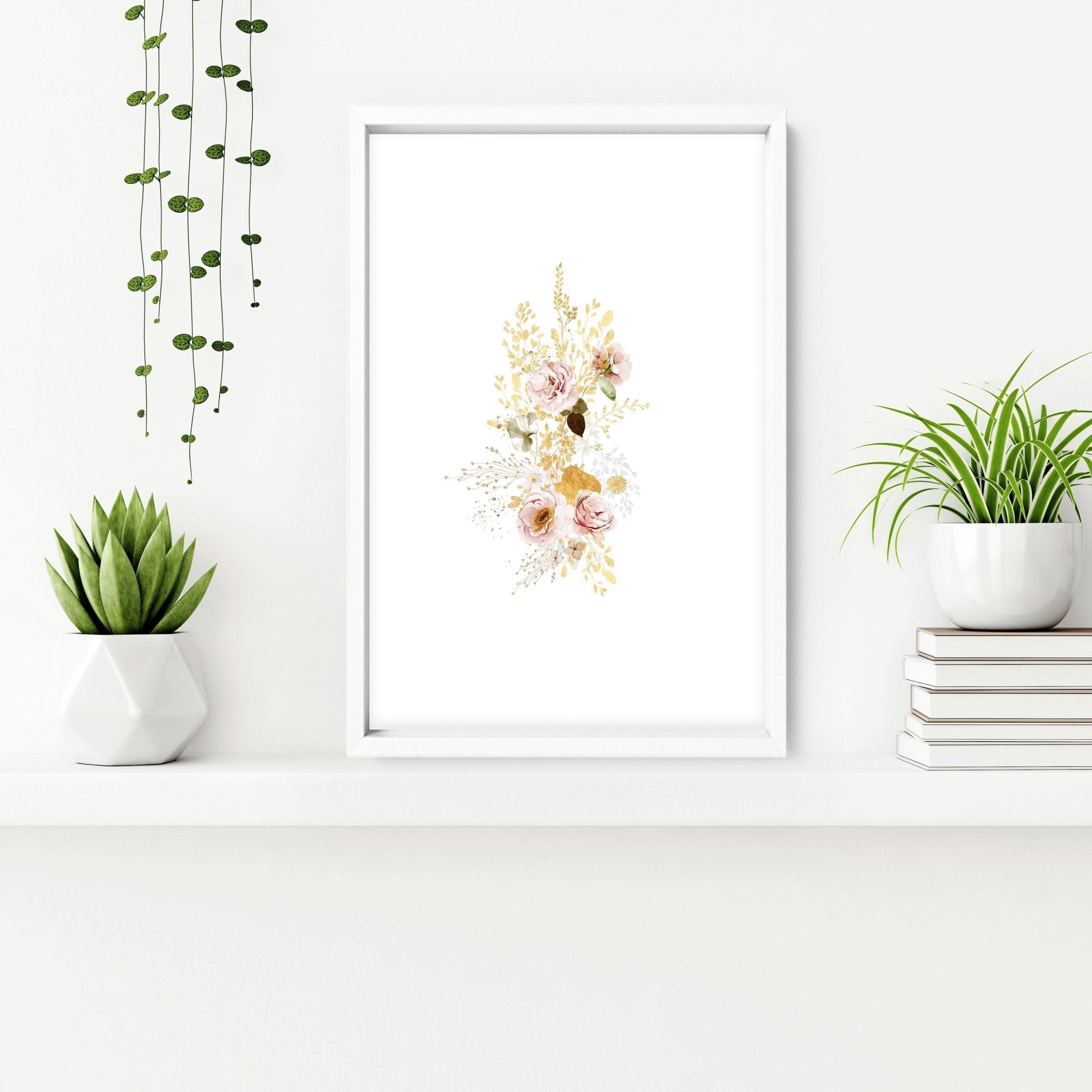 Prints for bathroom wall  | set of 3 Shabby Chic wall art