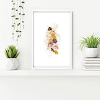 Prints for bathroom wall  | set of 3 Shabby Chic wall art