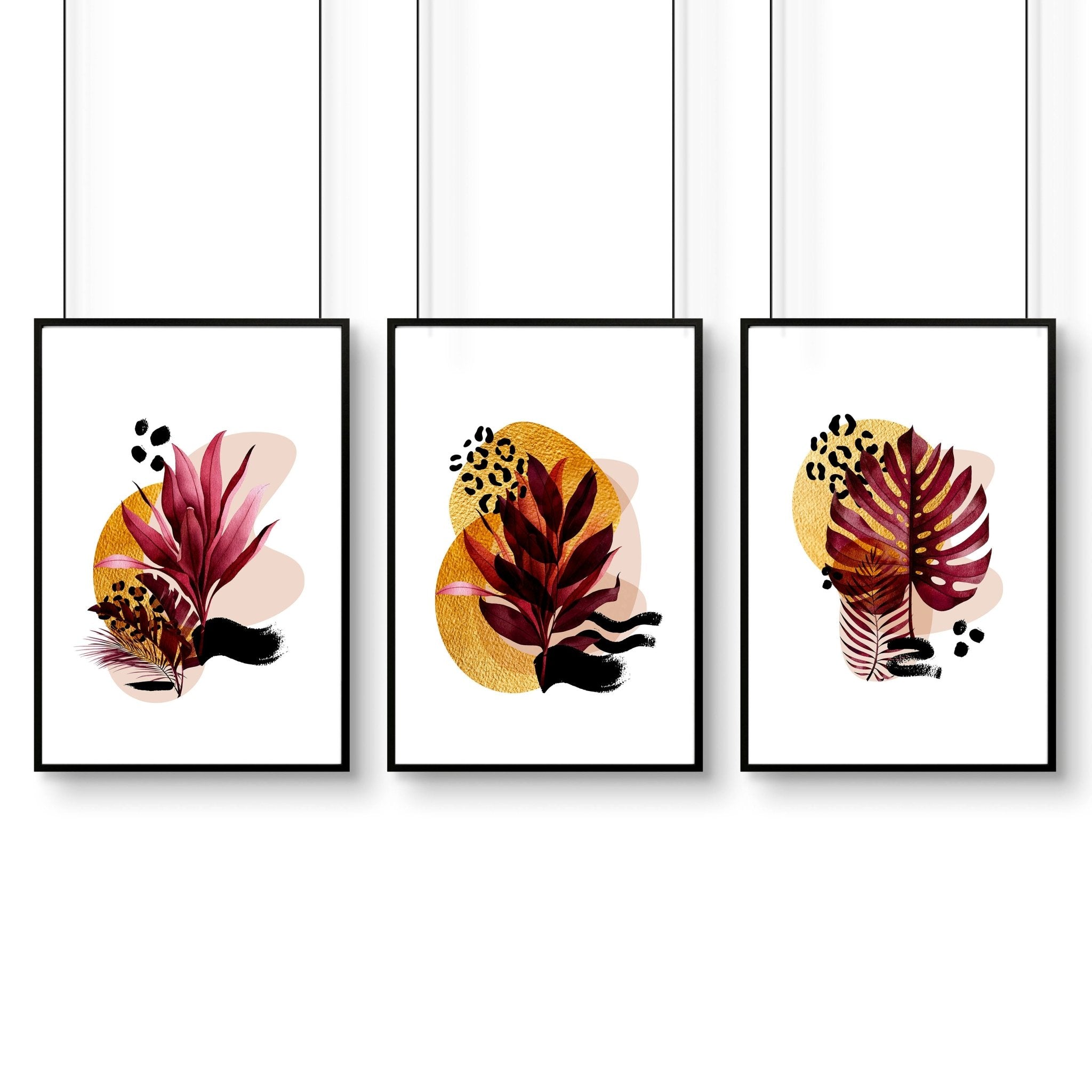 Prints for bedroom | set of 3 wall art