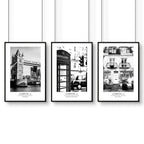 Prints of London | set of 3 wall art prints for living room