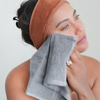 OLIVIA ROCCO Rhodes Towel Silver 100 Percent Cotton Hotel Quality Soft And Ultra Absorbent Hand Bath Towels Sheets And Face Cloths Set - Nest UK