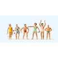 Standing Bathing Persons (6) Terrarium Figures 10070