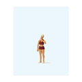 Woman Eating Ice Cream Terrarium Figure 28163