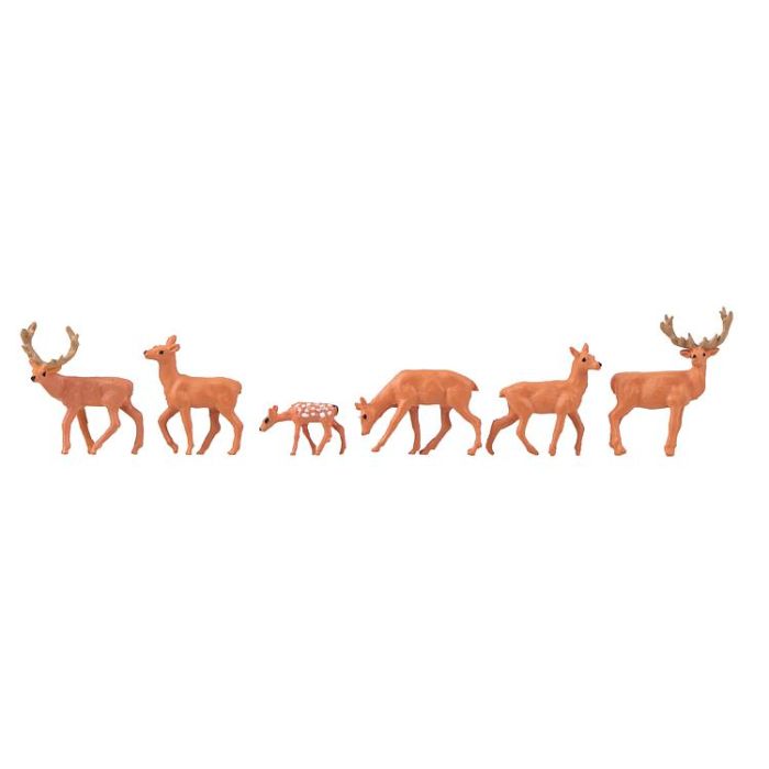 Red Deer (6) Terrarium Figures - 151907