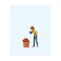 Watering Flowers Terrarium Figures 28103