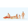 Nudist Couple/Family Figures 10439