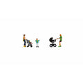 Mothers with Children and Modern Buggies (2) Terrarium Figure 15584