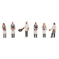 Catering Staff (6) Terrarium Figures Set 151692