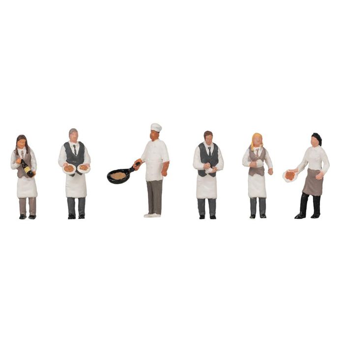 Catering Staff (6) Terrarium Figures Set 151692