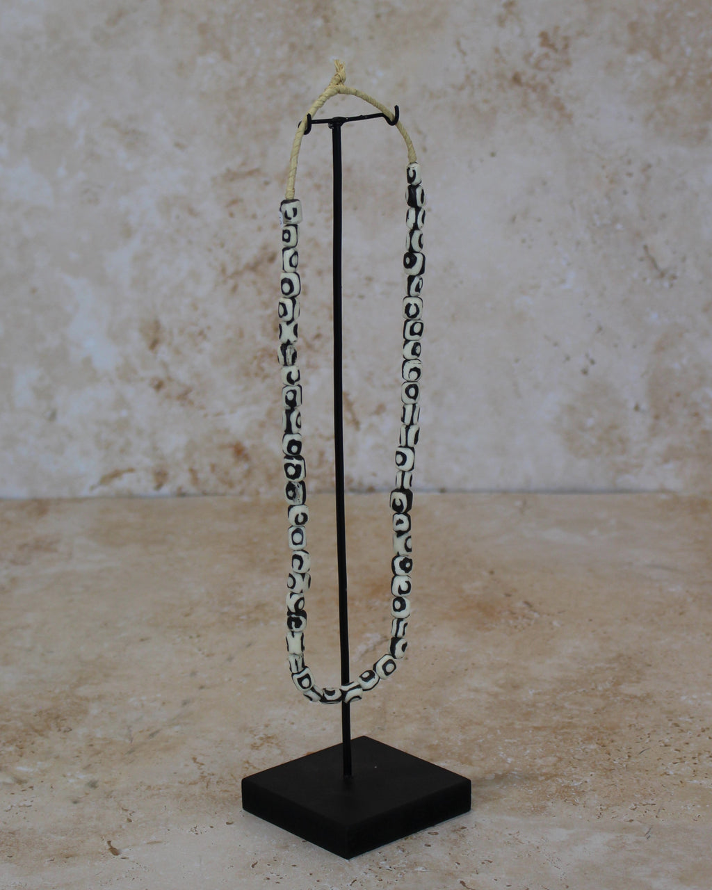 Kenya Bone Bead Necklace - 235.1