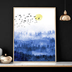 Scandi art prints | set of 3 Bedroom wall art