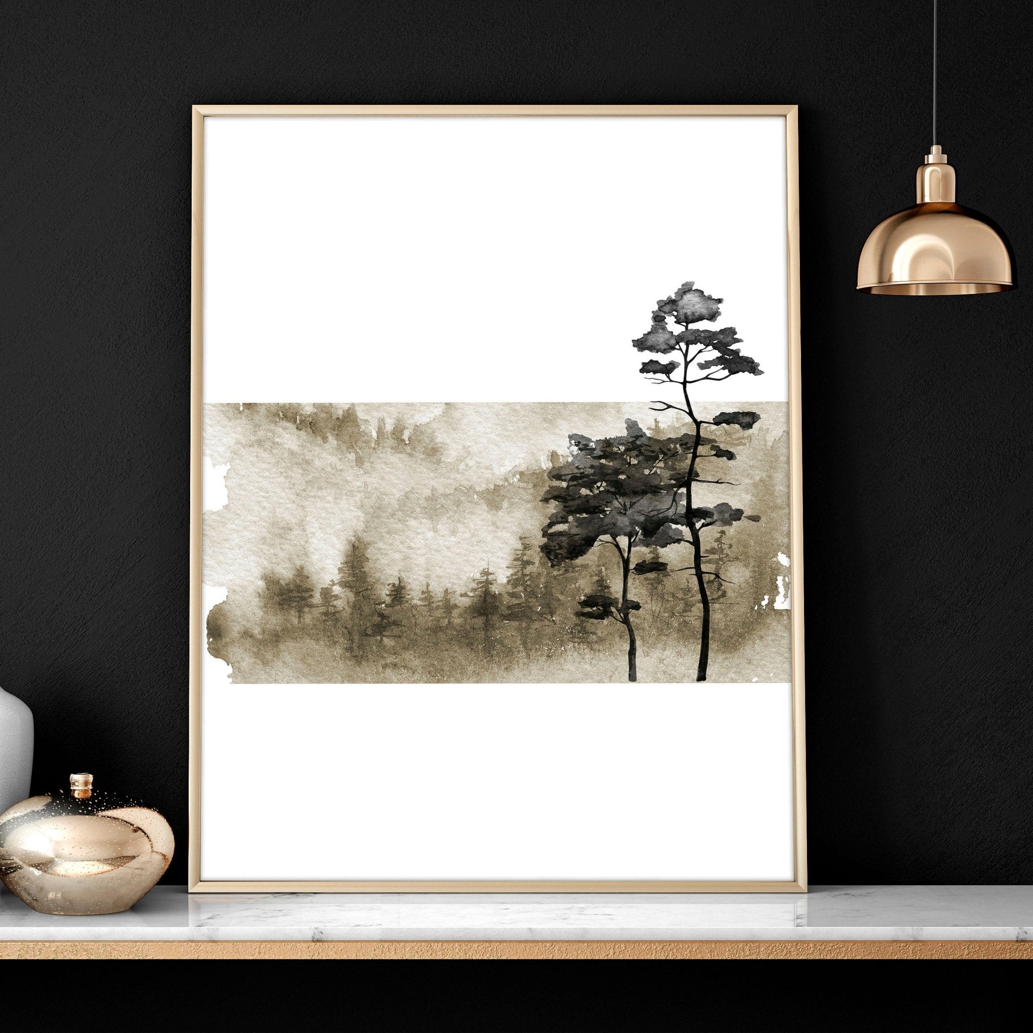 Scandinavian wall decor | set of 3 framed wall art
