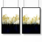 Scandinavian hallway ideas | Set of 2 framed wall art prints