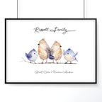 Sentimental gift for grandma wall art print