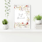 Art for bathroom wall | set of 3 Shabby Chic wall art