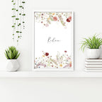 Art for bathroom wall | set of 3 Shabby Chic wall art
