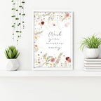 Art for bathroom wall | set of 3 Shabby Chic wall art