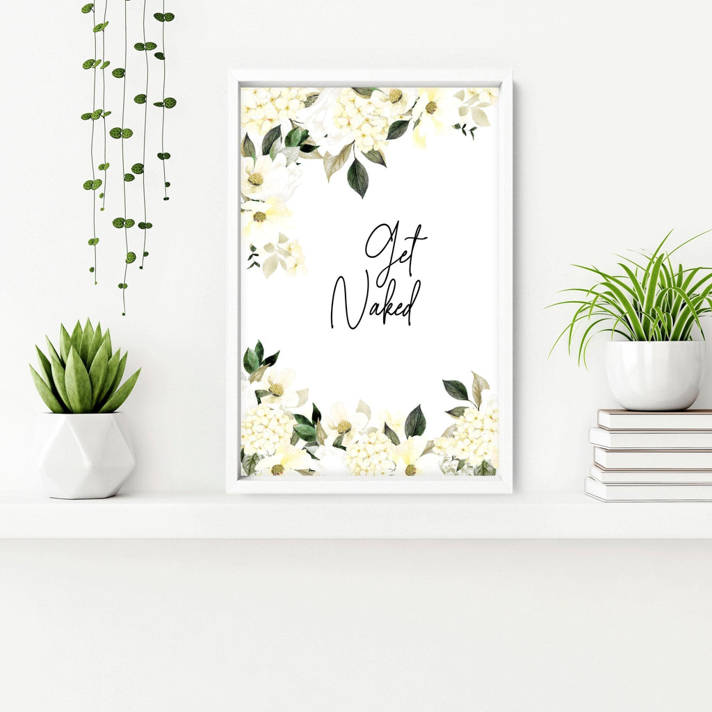 Wall art bathroom | set of 3 framed bathroom prints