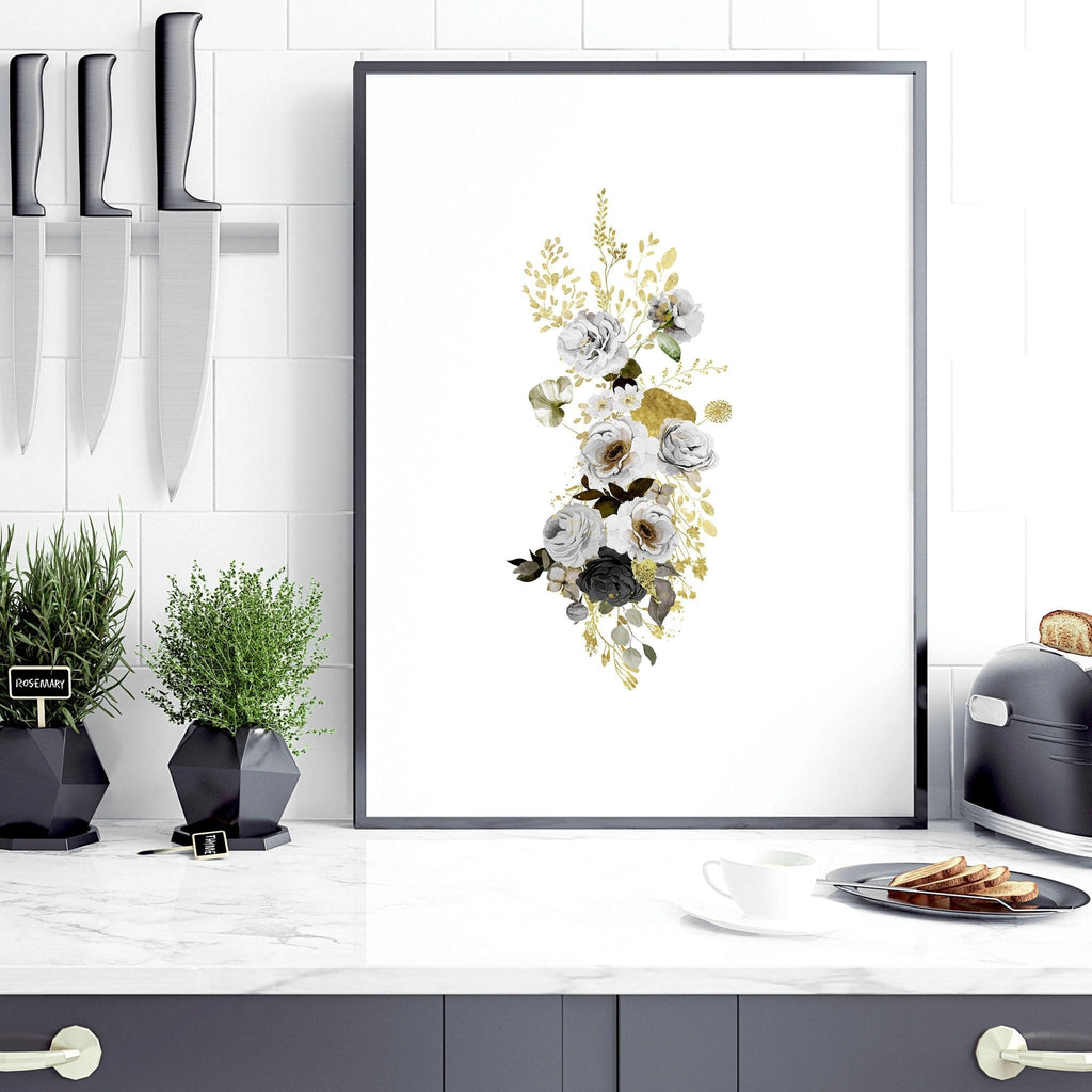 Artwork for kitchen walls | set of 3 wall art