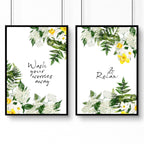 Small pictures for bathroom | set of 2 wall art prints