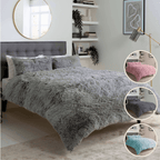 OLIVIA ROCCO Snuggle And Cuddle Faux Fur Duvet Set, Extra-Soft Long Pile, Winter Warmth, Available In Multiple Sizes And Elegant Colors