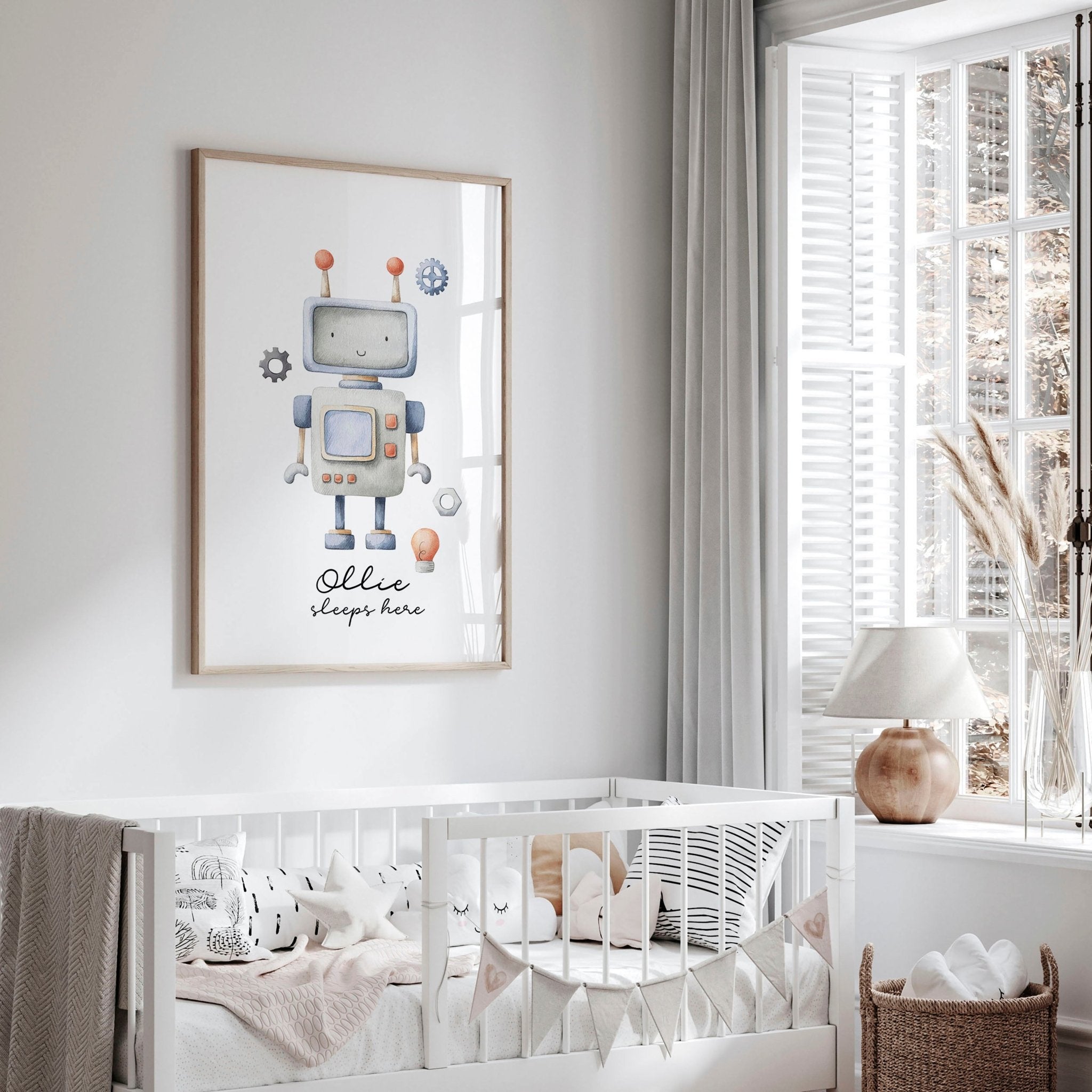 Nursery room decor | Space wall art print