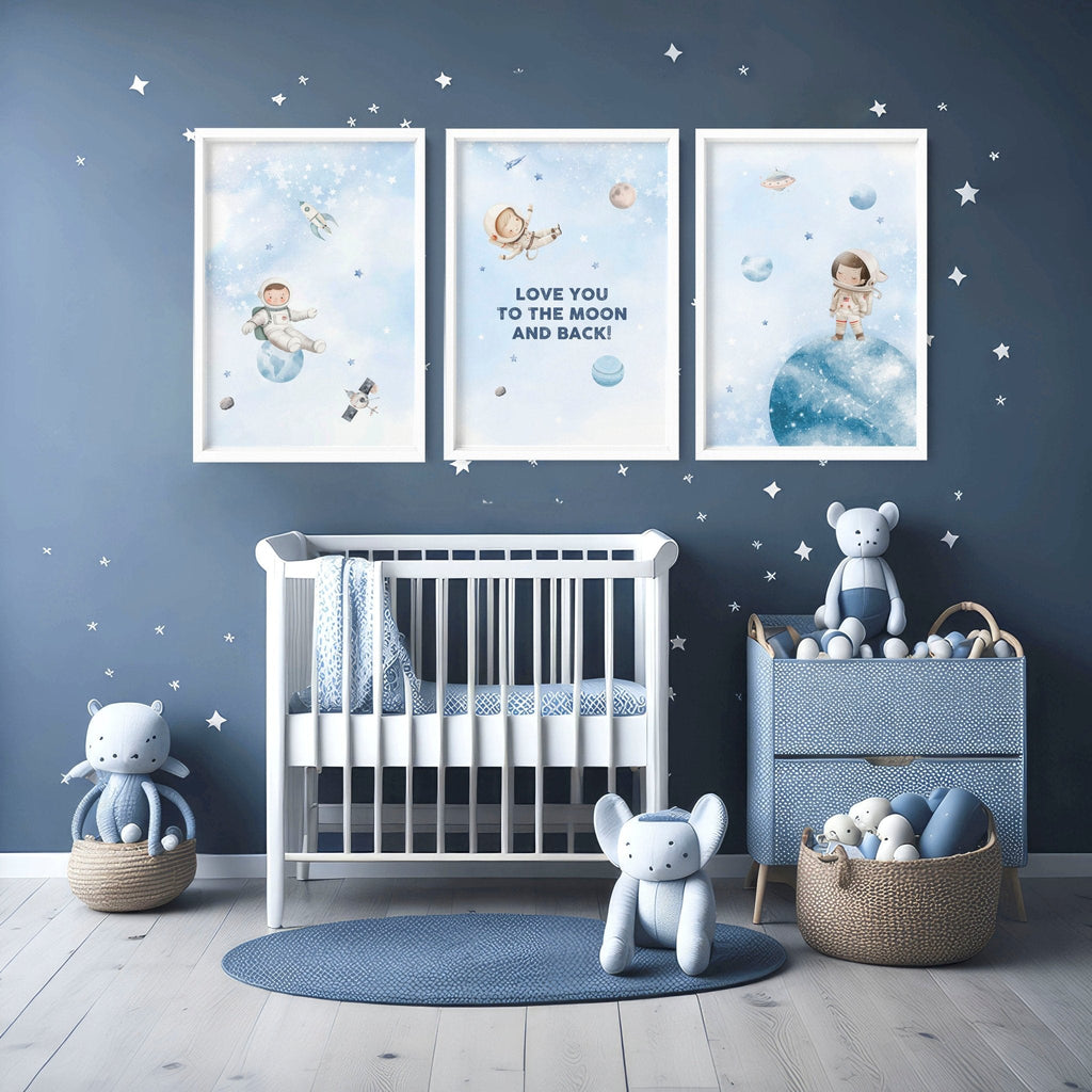 Space Wall Art | Set of 3 wall art prints