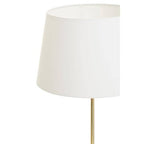 Stockholm Shiny Brass Tapered Floor Lamp - Nest UK