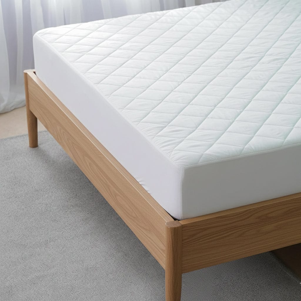 OLIVIA ROCCO Quilted Extra Deep Mattress Protector Microfibre Top Waterproof Reverse Elasticated Side Skirt All Bed Sizes Durable