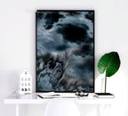 Teal Coloured Wall Art | set of 3 framed wall art prints