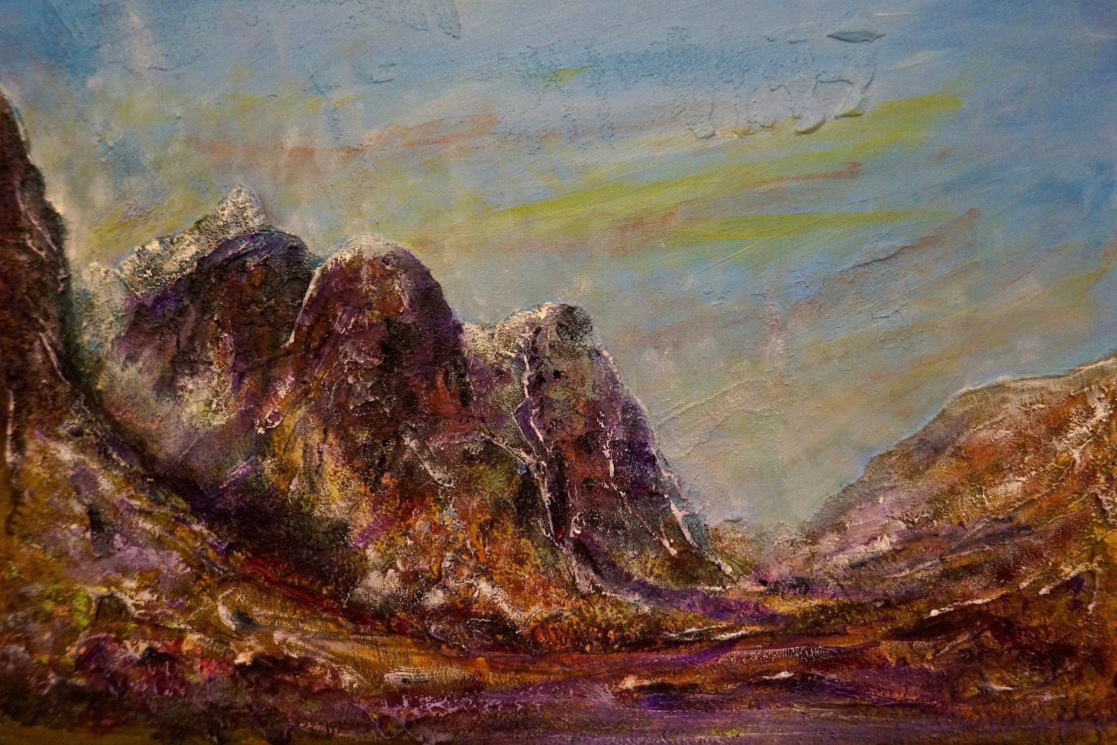 The Three Sisters of Glencoe | Statement Interior Wall Art from Scotland