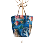Shopper Tote - Fish & Pomegranate