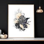 Wall pictures for bedroom | set of 3 framed wall art prints