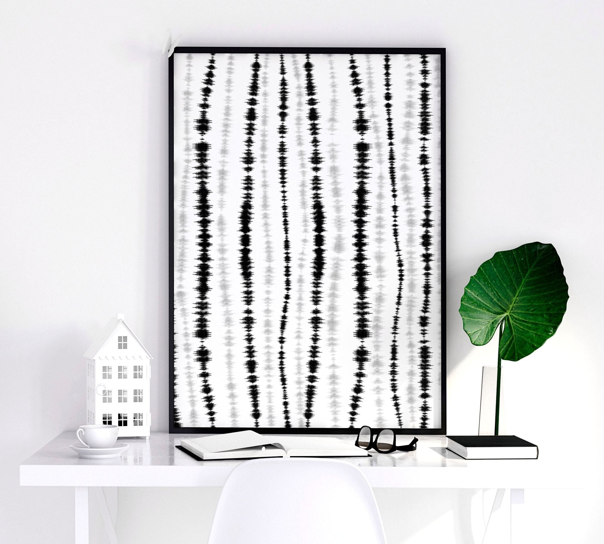 Beach theme decorations | Set of 3 framed wall art