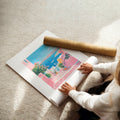 Wall Art Colourful | Set of 3 Beach Decor Wall art Prints