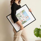 Wall Art Decor Living Room | Set of 3 Beach Decor Wall art Prints