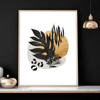 Wall art for a home office | set of 3 Tropical wall art prints