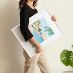 Wall Art Large Framed | Set of 3 Beach Decor Wall art Prints