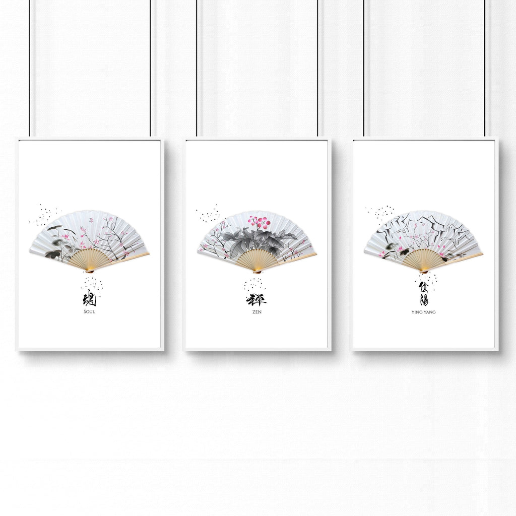 Wall Decor Ideas Office | Set of 3 wall art prints